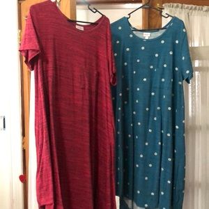 Bundle of 2 LuLaRoe Carly’s